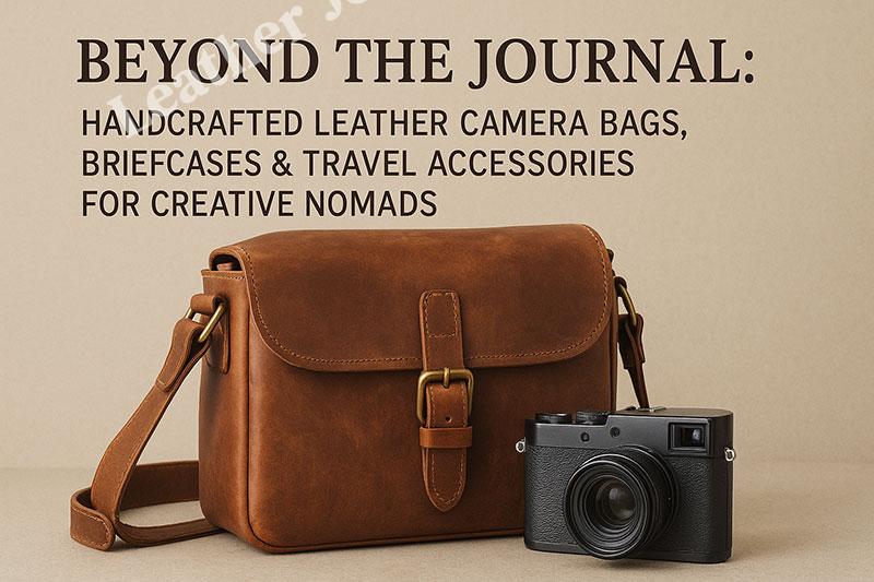 Beyond the Journal: Handcrafted Leather Camera Bags, Briefcases & Travel Accessories for Creative Nomads