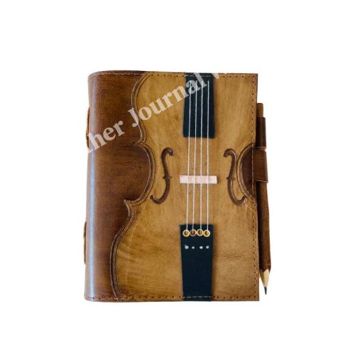 Handmade Vintage Embossed Genuine Leather Journal Notebook with Green Stone Button, Antique Metal Lock, Floral Design Diary for Writing, Sketching, Travel Notes, Gifts & Wholesale
